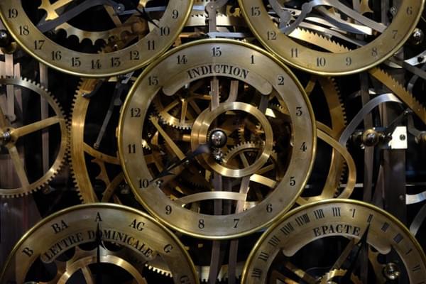 Rouages complexes d'horlogerie